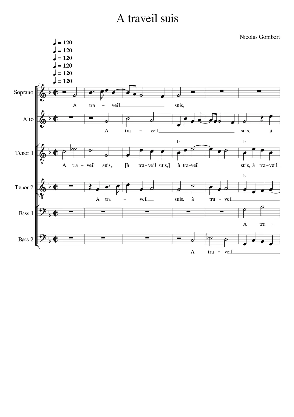 A traveil suis - Page 1