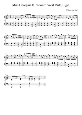 Miss Georgina B. Stewart West Park Elgin