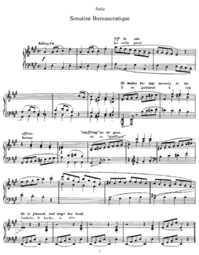 Sonatine bureaucratique