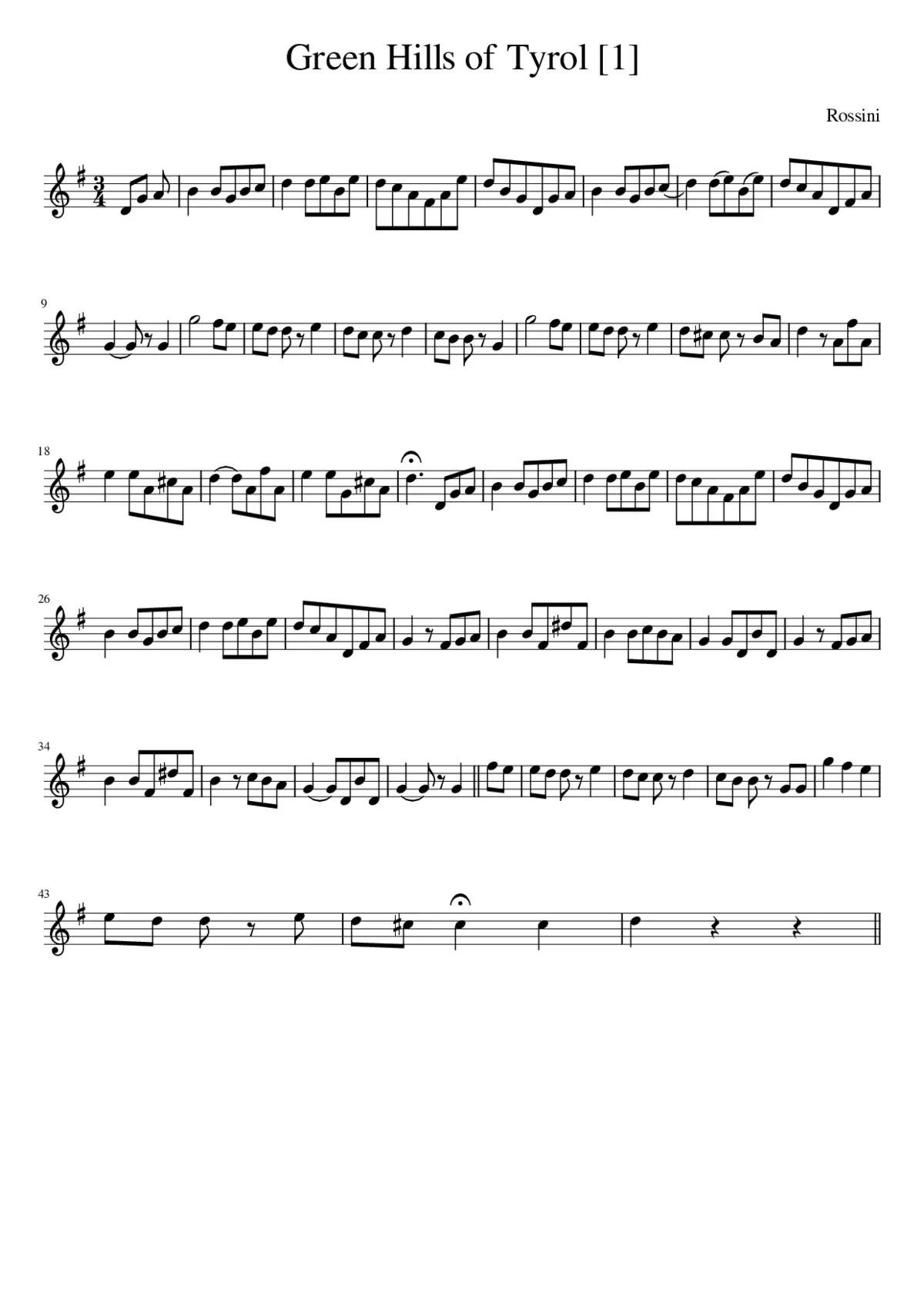 GREEN HILLS OF TYROL - Page 1