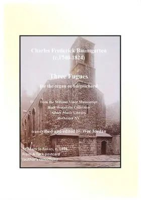 3 Fugues from the William Viner Manuscript