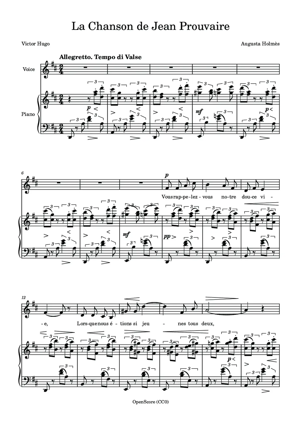 La chanson de Jean Prouvaire - Page 1