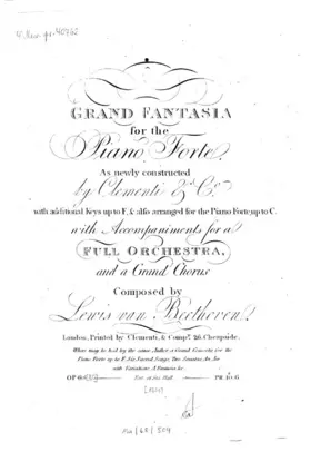 Fantasia for Piano, Chorus and Orchestra