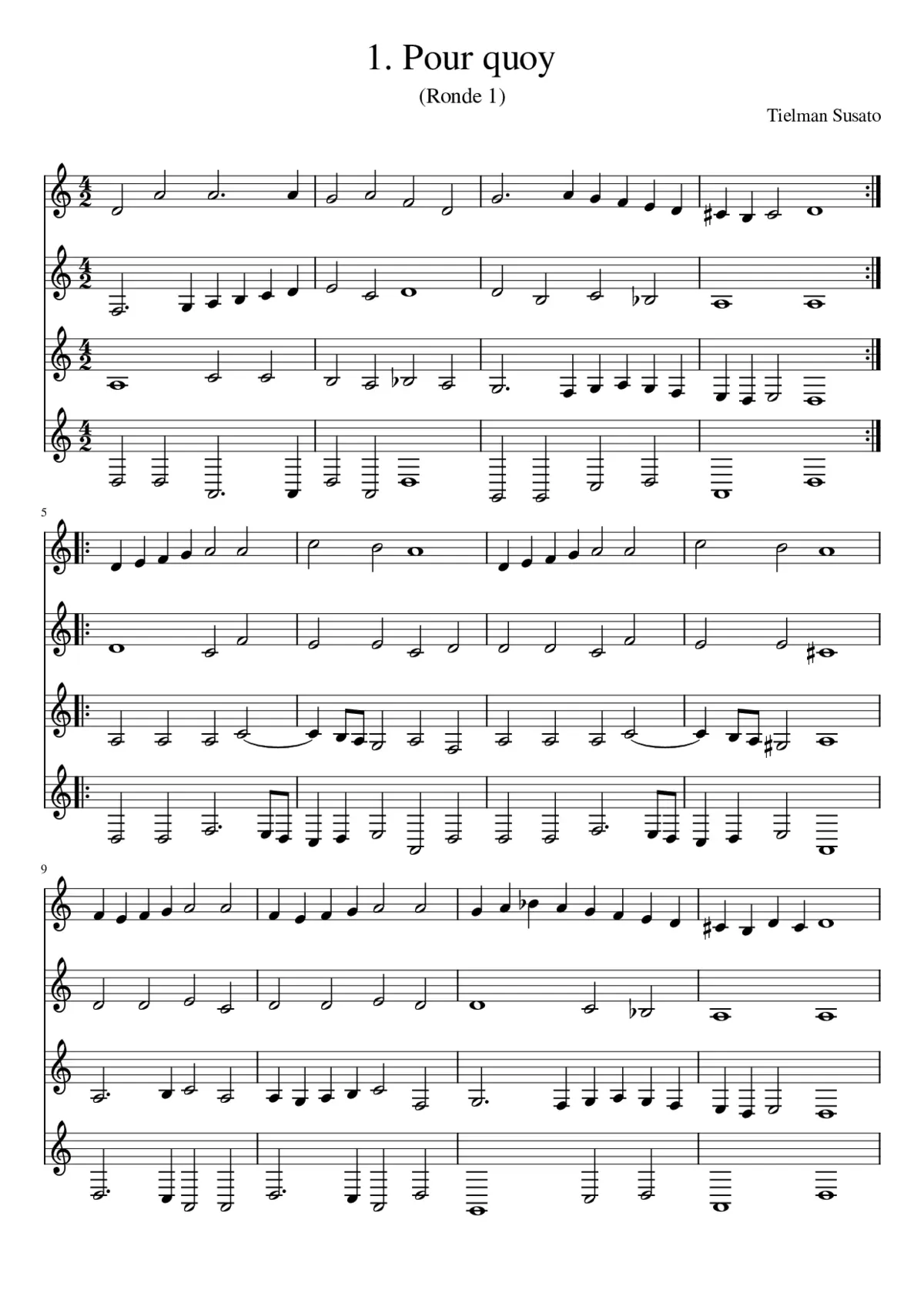 1. Pour quoy - Page 1