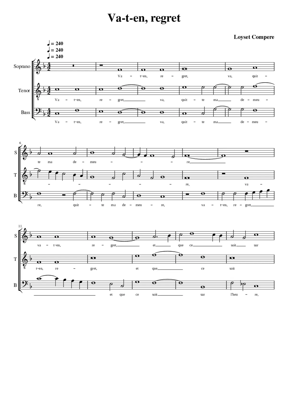 Va-t-en regret - Page 1