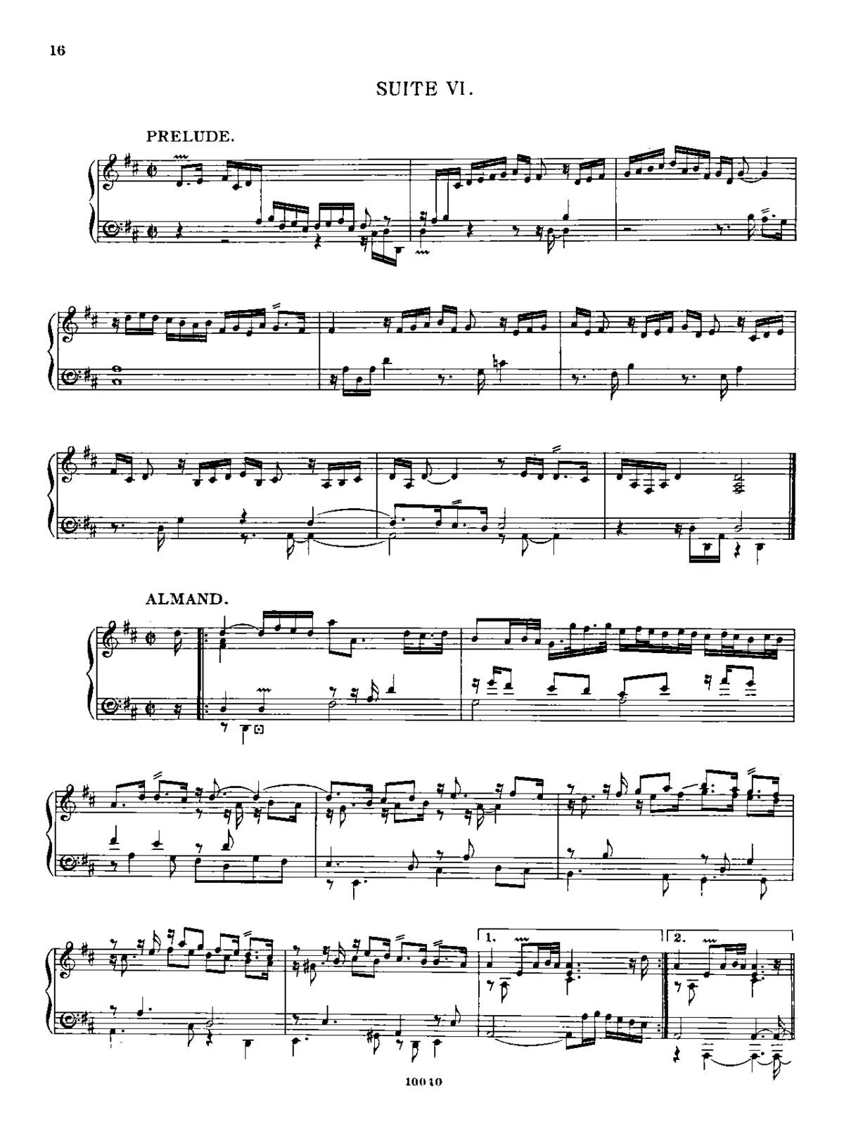 Suite in D major - Page 1