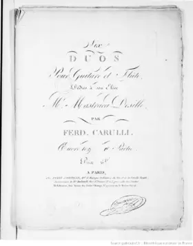 6 Duos pour gituarre et flûte