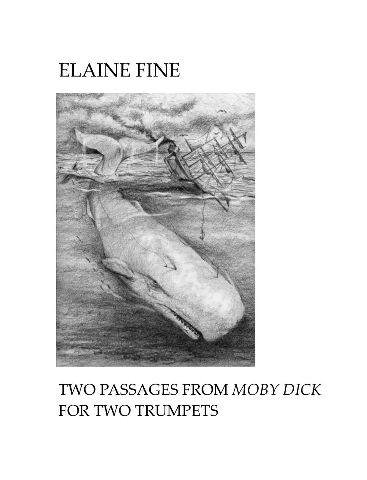 2 Passages from Moby Dick for 2 Trumpets - Page 1