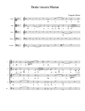 Beata viscera Mariae