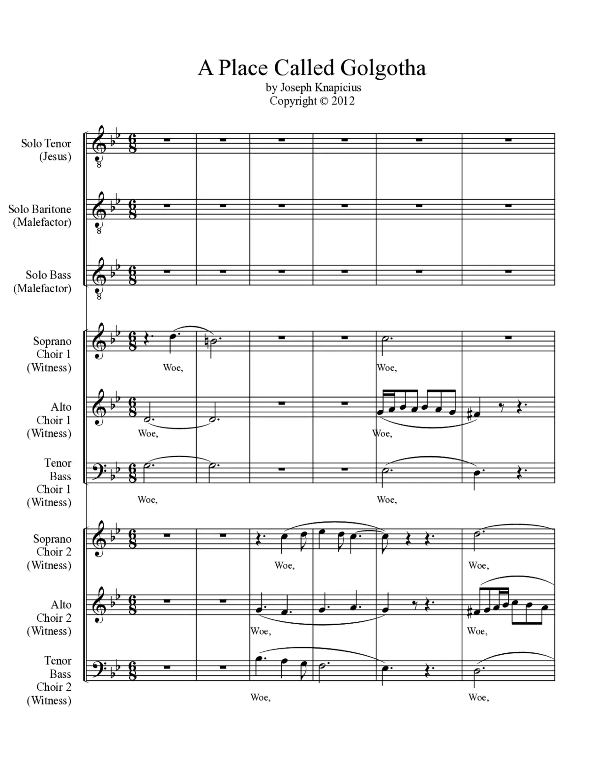 A Place Called Golgotha - Page 1