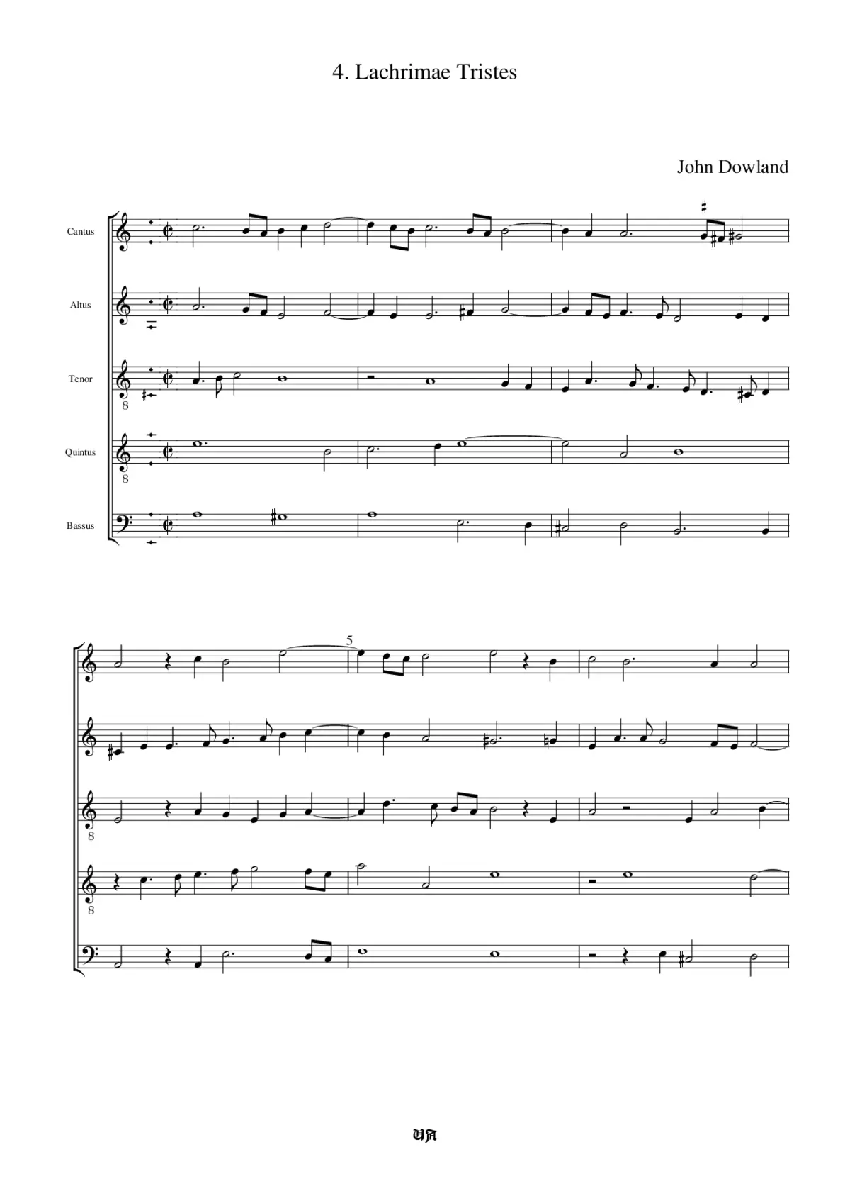 Lachrimae tristes - Page 1