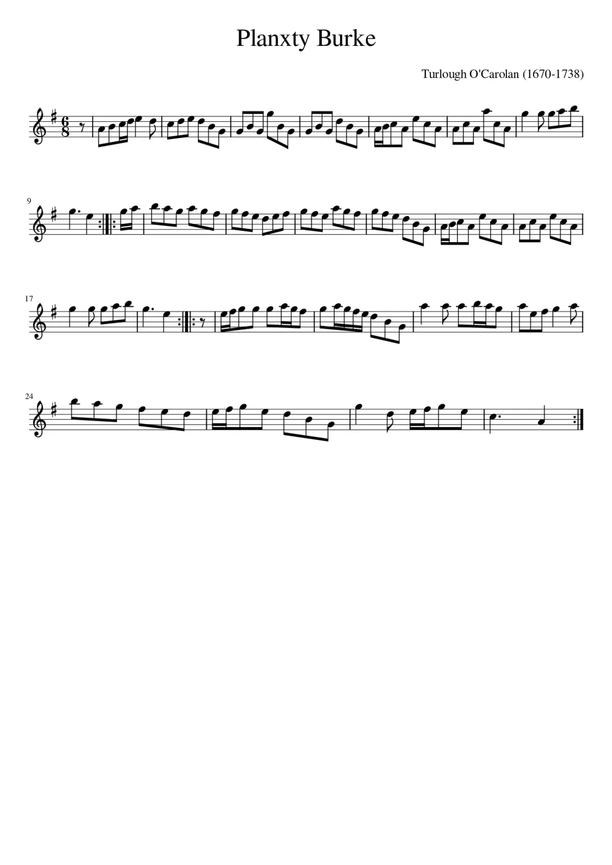 Planxty Burke - Page 1