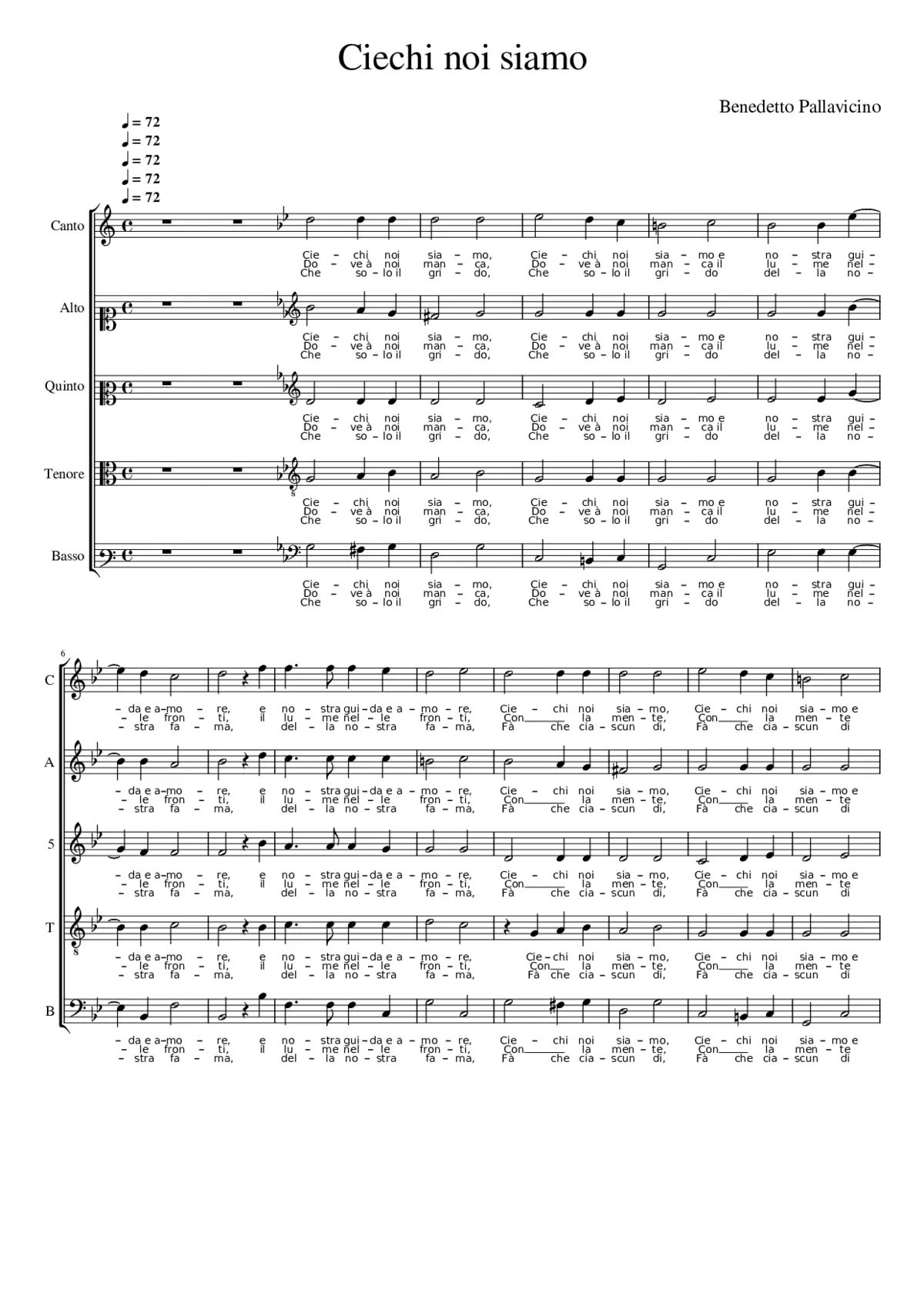 Ciechi noi siamo - Page 1