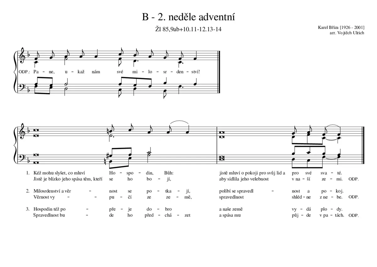 B - 2. neděle adventní - Page 1
