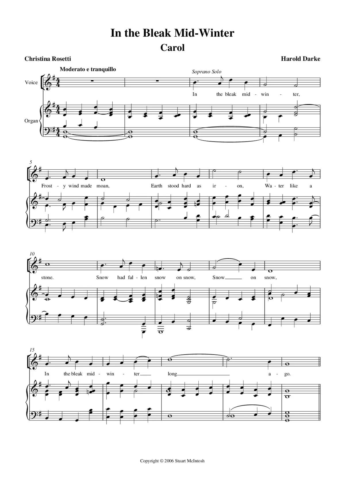 In the bleak midwinter - Page 1