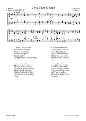 Come Thou, O come