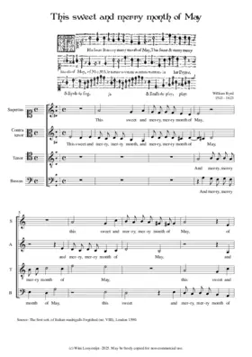 This sweet and merry month of May (a 4)