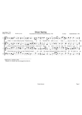 Silver Spring - Asahel Benham