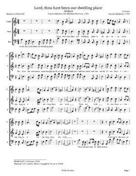 Lord, thou hast been our dwelling place