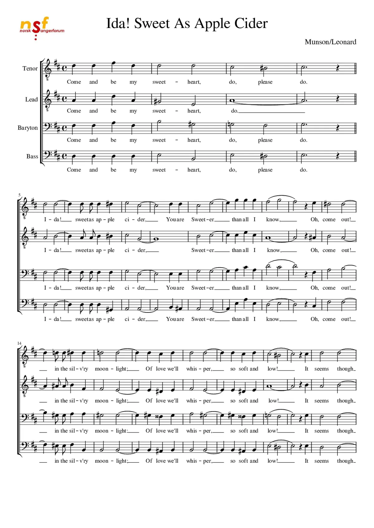 Ida! Sweet As Apple Cider - Page 1