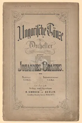 21 Hungarian Dances (Orchestra)