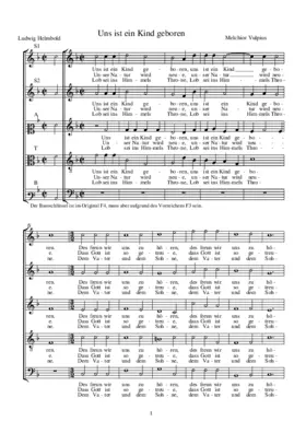 Uns ist ein Kind geboren