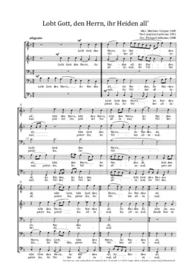 Lobt Gott, den Herrn, ihr Heiden all