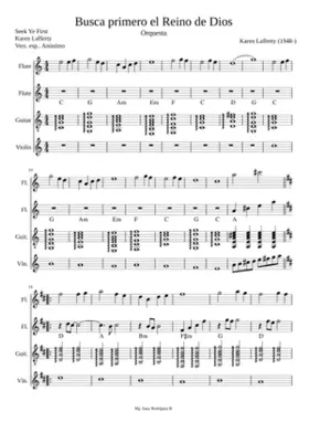 Busca primero el Reino de Dios-Orquesta