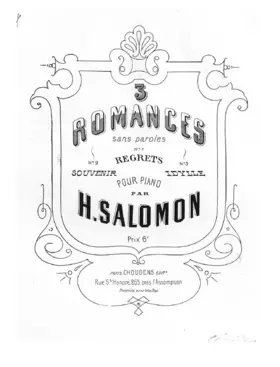 3 Romances sans paroles