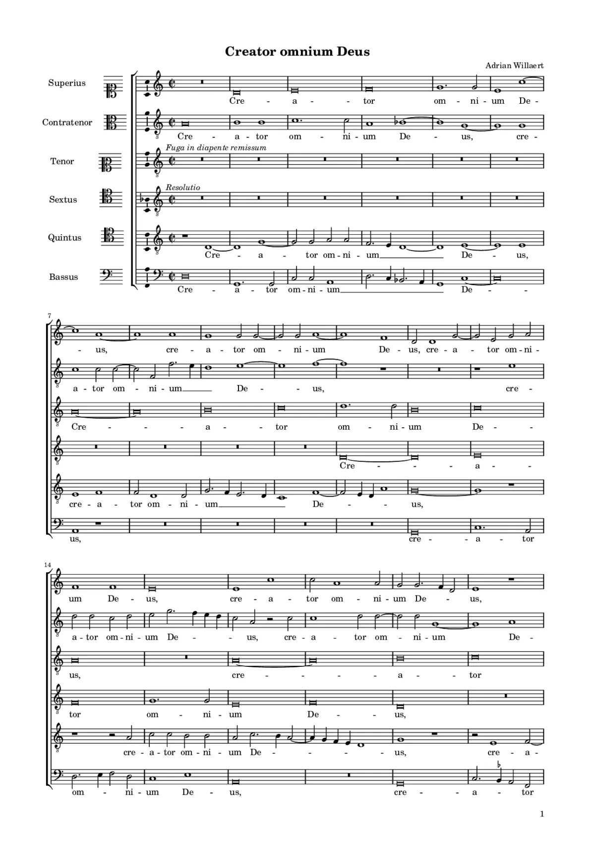 Creator omnium Deus - Page 1