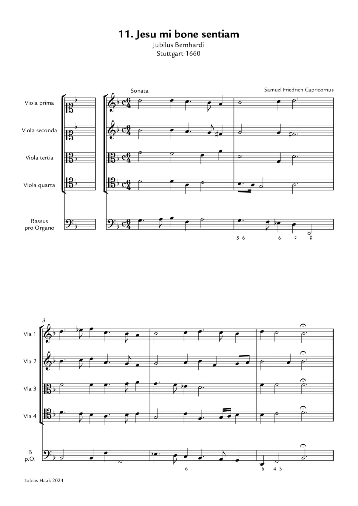 Jesu mi bone sentiam - Page 1