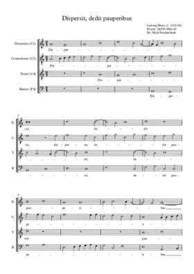 Dispersit, dedit pauperibus