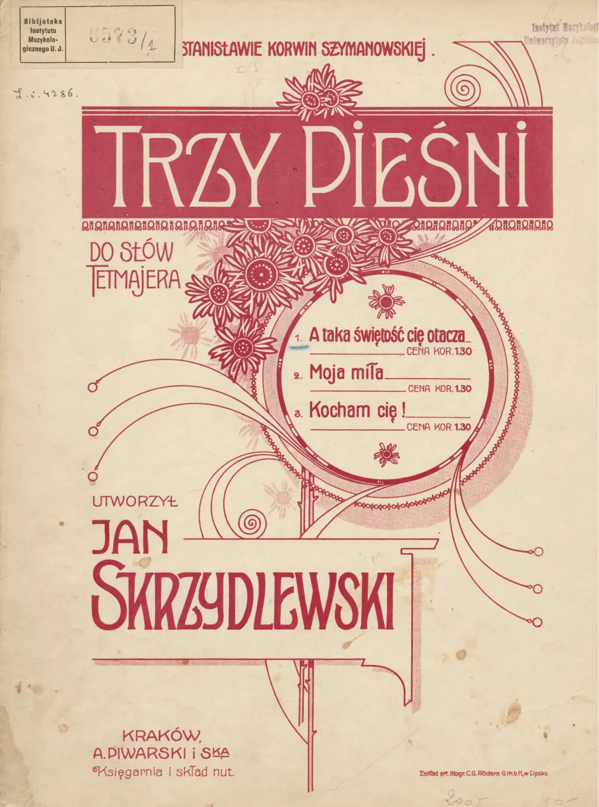 3 Pieśni - Page 1