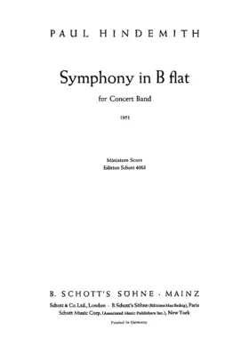 Symphony in B-flat