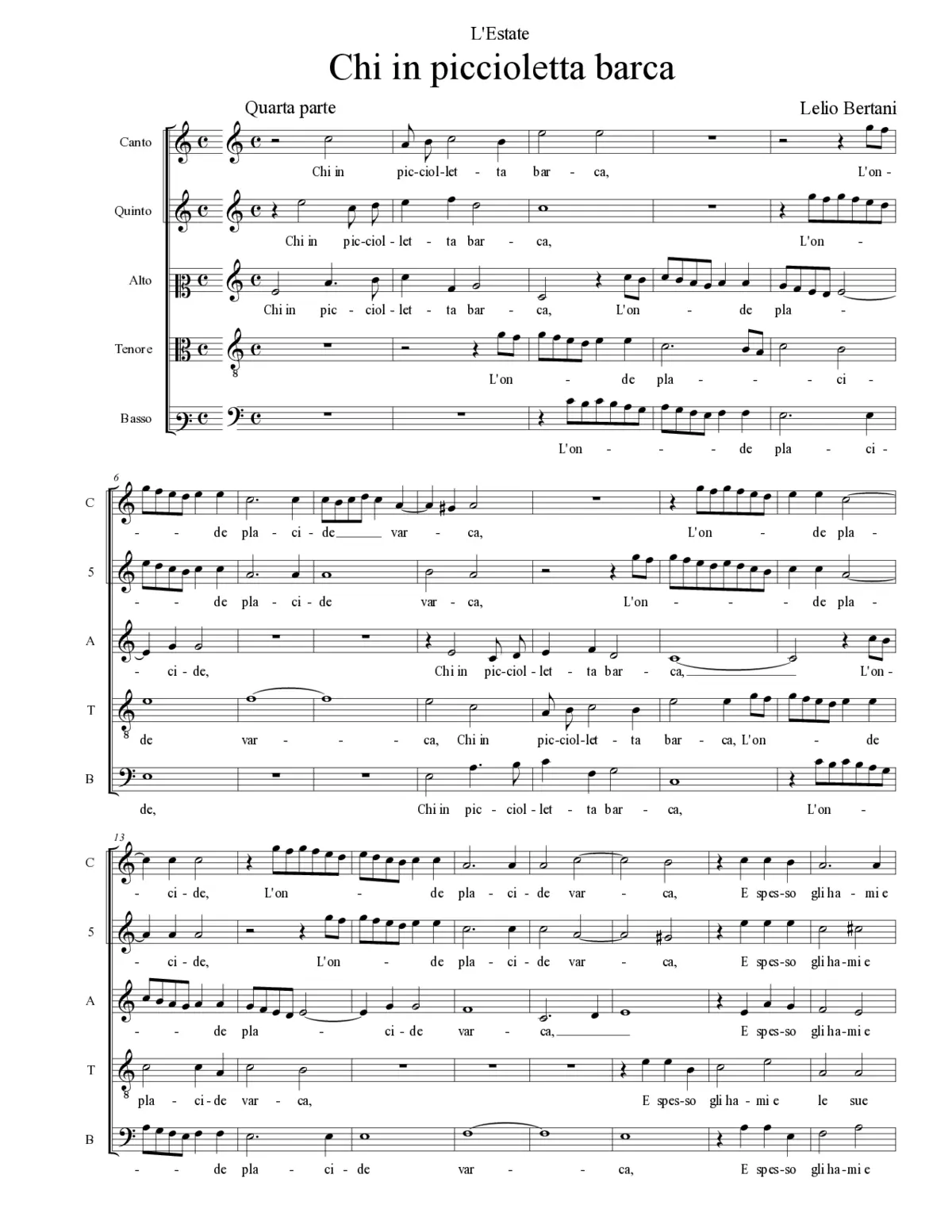 Chi in piciolletta barca - Page 1