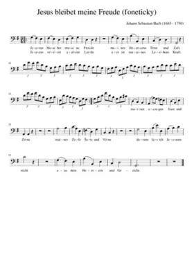 Jesus bleibet meine Freude bas