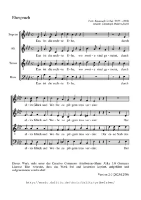 Das ist die rechte Ehe