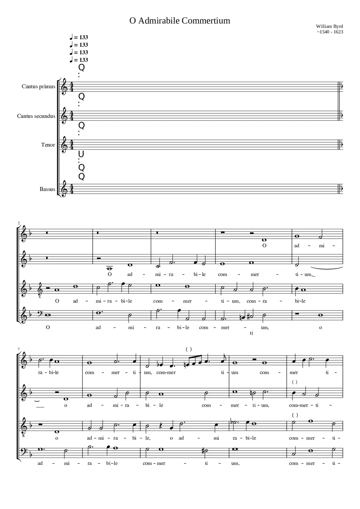 O admirabile commertium - Page 1