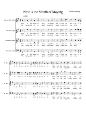 Now is the Month of Maying