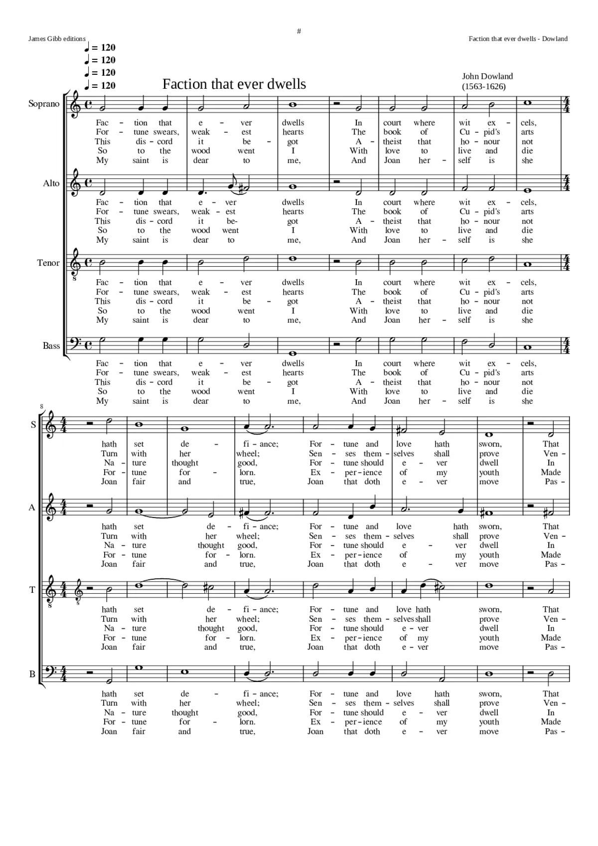 Faction that euer dwells in court - Page 1