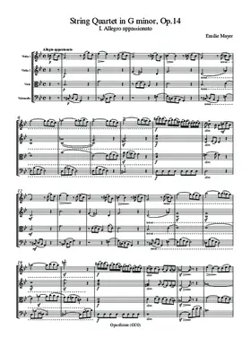 String Quartet in G minor, Op.14