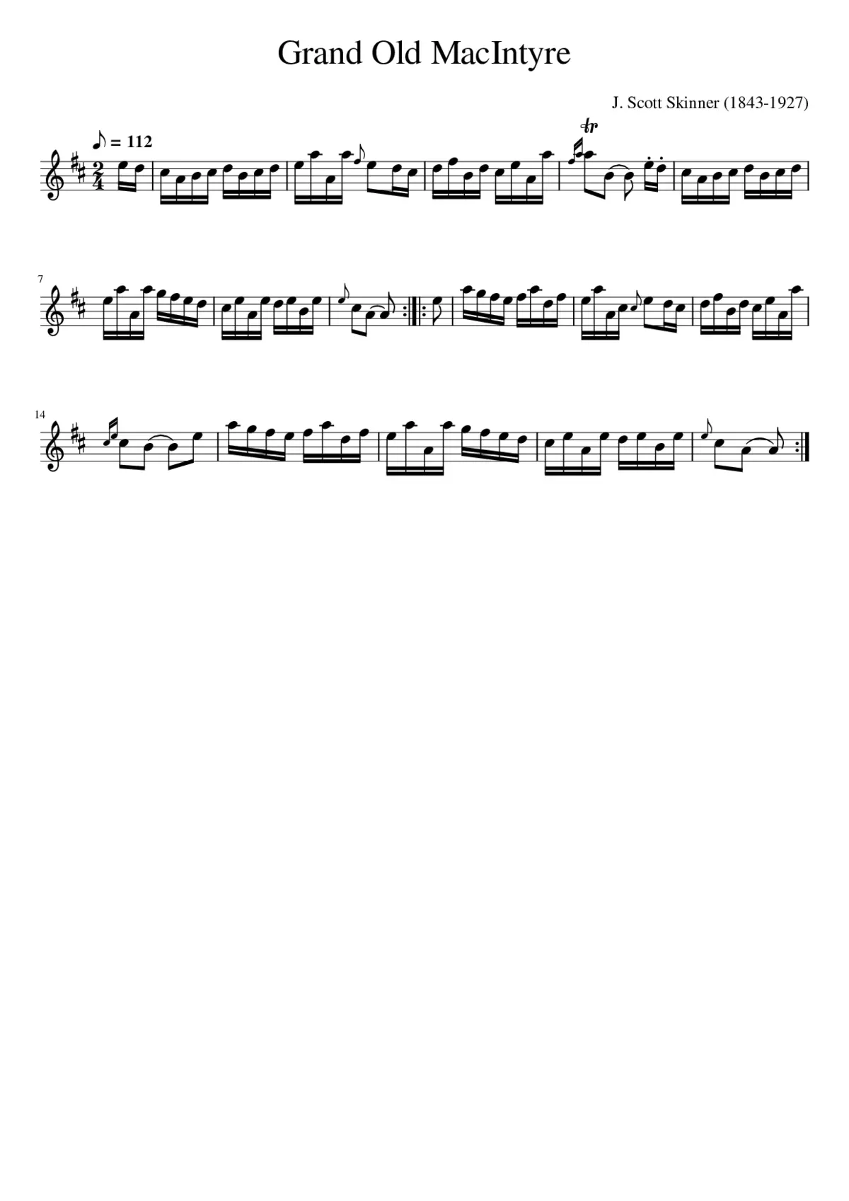 Grand Old MacIntyre - Page 1