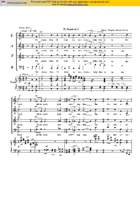 Te Deum in C