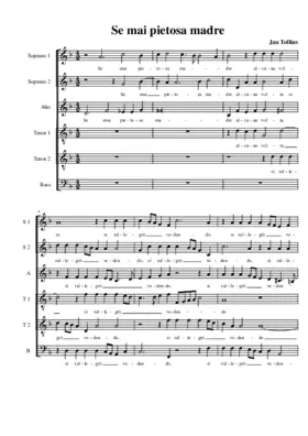 Se mai pietosa madre