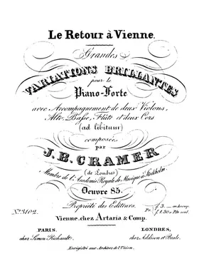 Variations ‘Retour à Vienne,’