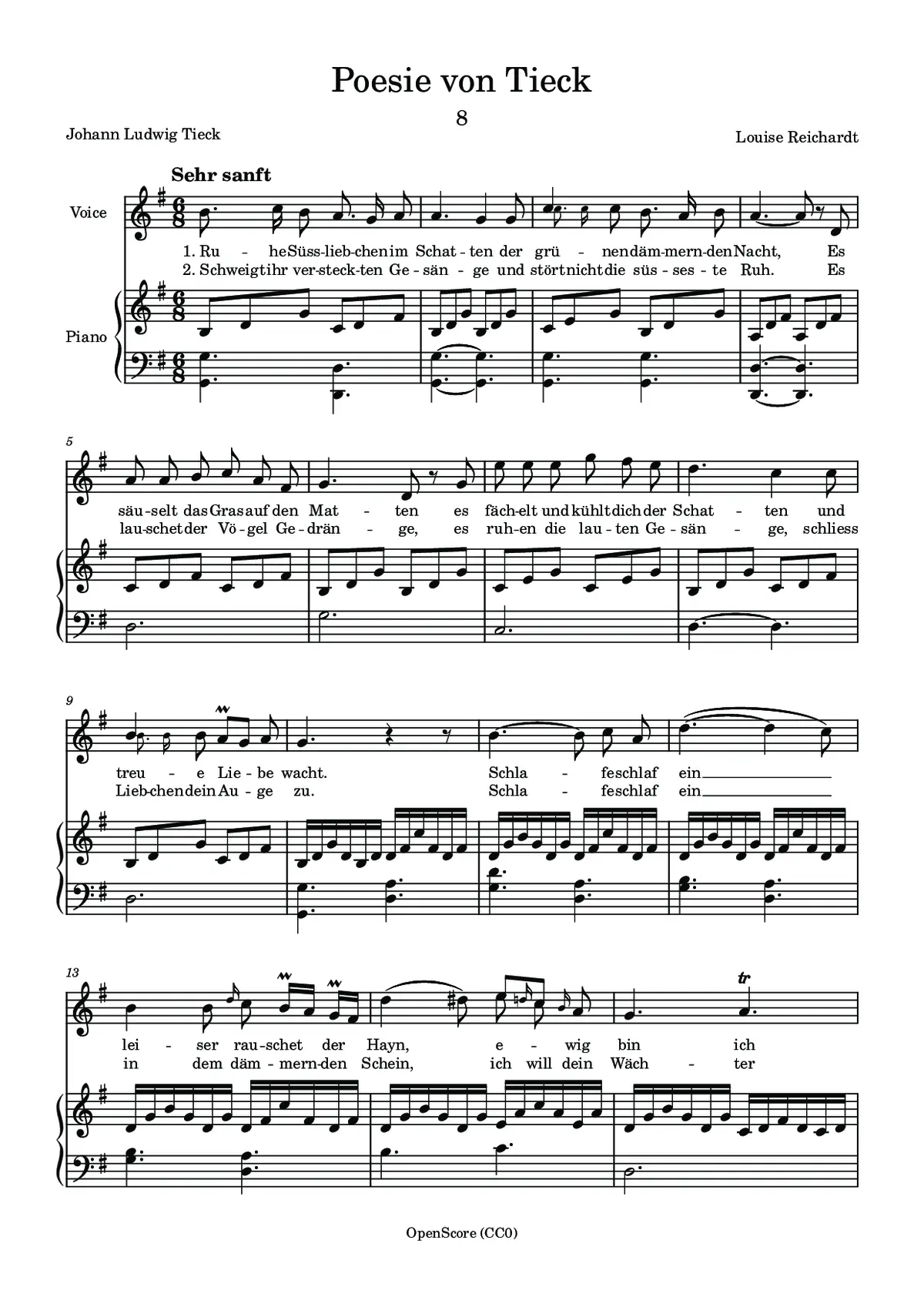 Poesie von Tieck - Page 1