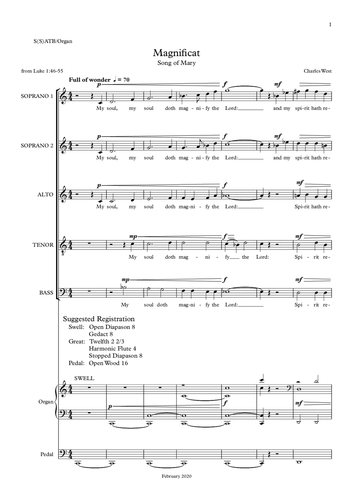 Magnificat - Page 1