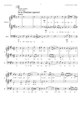 In te Domine speravi