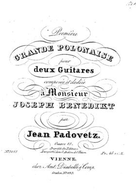 Première grande Polonaise pour 2 Guitares