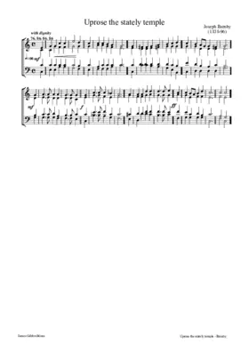 Uprose the stately temple